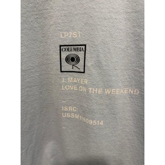 John Mayer Love on the Weekend Long Sleeve Jeremy Dean T- Shirt Men's Large - Picture 3 of 9